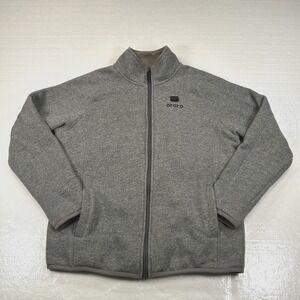 Ororo Jacket Women's Large Gray Heated Full Zip Outdoors Hiking Fleece Coat